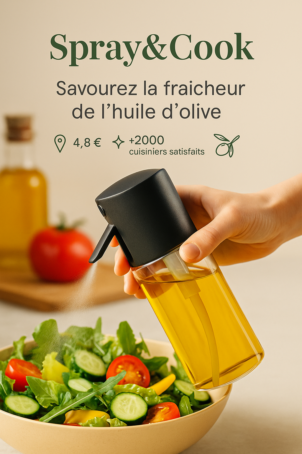 Savourez la fraîcheur de l'Huile d'olive